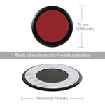 Rovtop 3 Pieces Adhesive Mounting Disk for Car Dashboards Vehicles with Windshields (Medium)