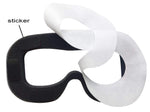 Lunies Disposable Cover Mask with Sponge Mat and Magic Sticks Replacement for H-T-C Vive VR Virtual Reality Headset - Prevent Eye Infections White (100PCS)