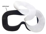 Lunies Disposable Cover Mask with Sponge Mat and Magic Sticks Replacement for H-T-C Vive VR Virtual Reality Headset - Prevent Eye Infections White (100PCS)