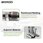 SCITOO Turbo Exhaust Manifold Kit Stainless Steel Racing Exhaust Header Manifold Set w/Gaskets fit 1993-1998 Jeep Grand Cherokee L6 4L