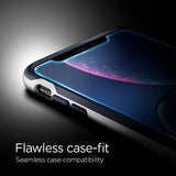 Spigen Tempered Glass Screen Protector [Installation Kit] Designed for iPhone XR [2 Pack]