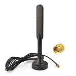 Bingfu 4G LTE 5dBi Magnetic Base SMA Male Antenna Compatible with Verizon AT&T T-Mobile Sprint Huawei Netgear 4G Wireless Router Gateway Mobile Cell Phone Signal Booster Repeater Cellular Amplifier
