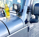 Iceboxx Body Mounted Bottle Opener Jeep Accessory fits Jeep Wrangler JK, JK Unlimited