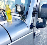 Iceboxx Body Mounted Bottle Opener Jeep Accessory fits Jeep Wrangler JK, JK Unlimited
