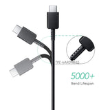 Adaptive Fast Charging Dual-Port Car Charger with USB Type C Charger Cable Compatible Samsung Galaxy S9 / S9+ / S8 / S8 Plus/Active/Note 8 / Note 9 and More