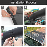 Bestaoo Polyester Full Mesh Sun Shade Top Cover Provides for Jeep Wrangler TJ 1997-2006 (Star)