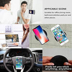 J.MOSUYA 5Pack Nano Multi Purpose Gel Pads for Car Holder Cell Phone iPhone 8 7 6 Plus, Ipad, Tablet Sticky to Wall Glass Mirrors, Dashboard, Kitchen, Office, Cabinets, Carpet