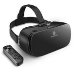 GEARSONE Virtual Reality VR Headset, Eye Protected HD 3D VR Goggles with Remote Controller Compatible with iPhone Xs XR X 8 7 6 6s Plus, Samsung Galaxy S10 S9 S8 S7 S6 Plus/Edge Note 8 9