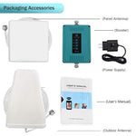 Home Cell Phone Signal Booster for All Carriers 3G 4G LTE - Multi Band Mobile Phone Repeater with 2 Antennas Boost Verizon AT&T Voice and Data Signal Up to 4,500Sq Ft (Band 2/4/5/12/13/17)