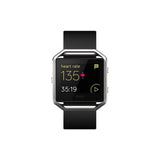Fitbit Blaze Smart Fitness Watch, Black, Silver, Large (6.7 - 8.1 inch)