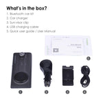 Avantree CK11 New Bluetooth Hands Free Car Kit, Connects with Siri & Google Assistant, Auto On Off, Wireless in Car Handsfree Speakerphone, 2W Powerful Speaker, Dual Link Connectivity & Visor Clip