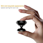 Magnetic Car Mount, MANORDS Stylish 360°Rotation Car Phone Holder, Adjustable Dashboard Mount Compatible iPhone Xs X 8 Plus 7 6s Samsung Galaxy S9 S8 Edge S7 Note 9 and More(Black)