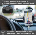 Car Speakerphone VeoPulse B-PRO 2 Hands Free with Bluetooth Automatic Cellphone Connection - Safe Hands-free kit Talking and Driving Wireless Technology - Compatible with All Cars and Bluetooth Phones