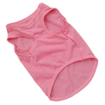 Howstar Pet Shirt, Soft Cotton Puppy Vest Dog Shirt Pet Clothes Summer Sweatshirt (M, Pink)