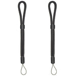 Adjustable Wrist Straps Hand Lanyard for iPhone Samsung Camera GoPro USB Flash Drives Keys PSP and Other Portable Items Black Set of 2