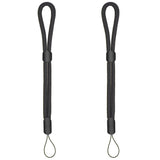 Adjustable Wrist Straps Hand Lanyard for iPhone Samsung Camera GoPro USB Flash Drives Keys PSP and Other Portable Items Black Set of 2