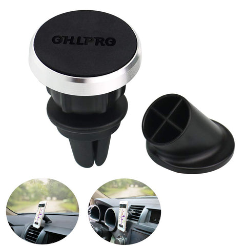 OHLPRO Magnetic Phone Holder for Car Air Vent,Universal Stick On Dashboard Magnet Car Phone Mount For iPhone,Samsung Galaxy,Google Nexus,LG,Huawei More Smartphone