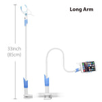 Avantree Cell Phone Clip Holder, Gooseneck Clamp Universal Lazy Mount Flexible Long Arm Bracket for 3.5-6.3 Phones Mobile Stand for Bed, Office, Kitchen CP901