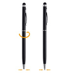 Stylus Pen,UROPHYLLA 10pcs Universal 2 in 1 Capacitive Stylus Ballpoint Pen for iPad,iPhone,Samsung,HTC,Kindle,Tablet,All Capacitive Touch Screen Device(5 Black,5 Sliver)