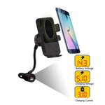 Fabselection Qi Wireless Car Charger with Cigarette Lighter, Wireless Charging Car Mount USB CeliPhone Holder for iPhone 8/8 Plus/X/XR/XS/Samsung Galaxy Note 9/ S8/Note 7oogle Nexus