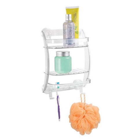 Organizador de ducha transparente., Interdesign
