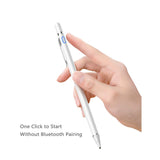 Stylus Pen for Touch Screen, XIRON Rechargeable 1.5mm Fine Tip Point Active Stylus Pen Smart Digital Pencil 2 in 1 Copper Tip & Mesh Tip with Anti-Fouling Glove Perfect for Drawing, Writing (White)