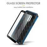 LG Stylo 4 Case, Evocel [Explorer Series Pro] Premium Full Body Case with Glass Screen Protector, Belt Clip Holster, Metal Kickstand for LG G Stylo 4 (2018), Blue (EVO-LGSTYLO4-CC02)