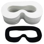 Lunies Disposable Cover Mask with Sponge Mat and Magic Sticks Replacement for H-T-C Vive VR Virtual Reality Headset - Prevent Eye Infections White (100PCS)