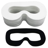 Lunies Disposable Cover Mask with Sponge Mat and Magic Sticks Replacement for H-T-C Vive VR Virtual Reality Headset - Prevent Eye Infections White (100PCS)