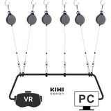 KIWI design VR Cable Managment | Ceiling Pulley System for HTC Vive/Vive Pro Virtual Reality/Oculus Rift/PS VR/Microsoft MR/Samsung Odyssey VR Accessories (Black)