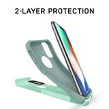 OtterBox COMMUTER SERIES Case for iPhone Xs & iPhone X - Frustration Free Packaging - BLACK