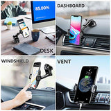 TORRAS [Ultra-Durable] Cell Phone Holder for Car, Universal Car Phone Mount Dashboard Windshield Vent Compatible with iPhone 11 Pro Max XS X XR 8 Plus SE, Samsung Galaxy S20+Ultra Note10 Plus & All