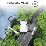 SIMREX X300C Mini Drone RC Quadcopter Foldable Altitude Hold Headless RTF 360 Degree FPV Video WiFi 720P HD Camera 6-Axis Gyro 4CH 2.4Ghz Remote Control Super Easy Fly for Training(White)