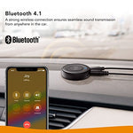 [Upgraded] Roav Bluetooth Receiver, by Anker, with Bluetooth 4.1, CSR Bluetooth Chip, Noise-Cancellation, Integrated Mic for Hands-Free Calling, AUX-Out Port, and a USB Charging Port
