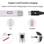 Active Stylus Digital Pen for Touch Screens,Compatible for iPhone 6/7/8/X/Xr iPad Samsung Phone &Tablets, for Drawing and Handwriting on Touch Screen Smartphones & Tablets (iOS/Android) (White)