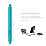 Microsoft Certified Surface Pen with 4096 Levels Pressure Sensitivity Stylus Pen 200hrs Using Time 360Days Standby ABS Plastic Surface Pro Pen Compatible with Surface Pro/Go/Laptop/Book/Studio