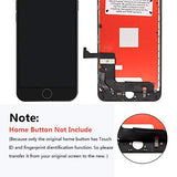 for iPhone 7 Screen Replacement - LCD Display 3D Touch Screen Digitizer Frame Full Assembly with Repair Tool Kits and Screen Protector (Black 4.7 Inch)
