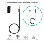 Bluetooth Aux Adapter, U2 Mini Wireless Car Bluetooth Receiver USB to 3.5mm Jack Bluetooth to Aux Adapter Audio Music Receiver Handsfree Car kit with Built in Mic for Car Speaker Home Audio