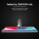 OMOTON Tempered Glass Screen Protector Compatible Apple iPhone Xs & iPhone X 5.8 inch [2 Pack]