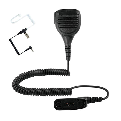 Speaker Mic for Motorola APX XIR XPR Series Walkie Talkies with 3.5mm Earpiece for Radios APX4000 APX6000 APX7000 APX 8000 XPR6350 XPR6550