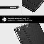 ProCase iPad Mini Case for iPad Mini 5 2019/ Mini 4, Mini 1 2 3, Slim Stand Protective Folio Case Smart Cover for iPad Mini 5/4/3/2/1 -Black