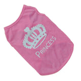 Howstar Pet Shirt, Soft Cotton Puppy Vest Dog Shirt Pet Clothes Summer Sweatshirt (M, Pink)