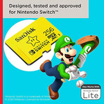 SanDisk 256GB microSDXC UHS-I-Memory-Card for Nintendo-Switch - SDSQXAO-256G-GNCZN