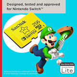 SanDisk 256GB microSDXC UHS-I-Memory-Card for Nintendo-Switch - SDSQXAO-256G-GNCZN
