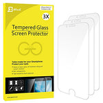 JETech 3-Pack Screen Protector for Apple iPhone 8, iPhone 7, iPhone 6s, and iPhone 6, Tempered Glass Film, 4.7-Inch