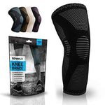 POWERLIX Knee Compression Sleeve - Best Knee Brace for Knee Pain for Men & Women – Knee Support for Running, Basketball, Weightlifting, Gym, Workout, Sports – Please Check Sizing Chart