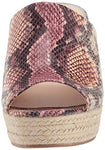 Jessica Simpson womens Monrah Wedge Sandal, Mauve Combo, 8 US
