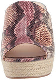 Jessica Simpson womens Monrah Wedge Sandal, Mauve Combo, 8 US