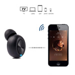Single Bluetooth Headsets,Mini Bluetooth Earbuds Invisible Bluetooth Headphones with Built-in Mic,Sports Noise Cancelling in-Ear Earphone Car Headset Fit for iPhone Samsung and Other Android Phones