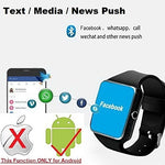 CNPGD Bluetooth Smart Watch(Partial Compatible for IOS IPHONE)+(Full Compatible for Android smartphone) Samsung, LG, Galaxy Note, Nexus, Sony+Unlocked Watch Cell Phone+Fitness Tracker Camera Pedometer for Kids, Men and Women(Black)